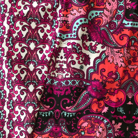 Kenneth Cole Reaction halter tankini top purple white blue mixed media p… - Picture 4 of 6